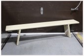 Bench, Misc, 6FT PLAIN BENCH W/FOLDING WOOD LEGS - Multiple Assorted Colours. Can Be Painted. Please Visit VPC To View Colours & Quantities., WOOD, MULTI-COLORED