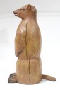 Decorative, Animal, STANDING, CARVED, NOT A BEAVER, WOOD, BROWN