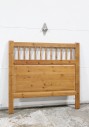 Bed, Headboard, CHILD BEDROOM SIZED, OPEN / SPACED SPINDLES, HEAD OR FOOTBOARD, WOOD, BROWN